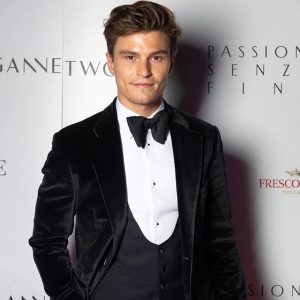 Oliver Cheshire at special event in Florence at Palazzo Borghese